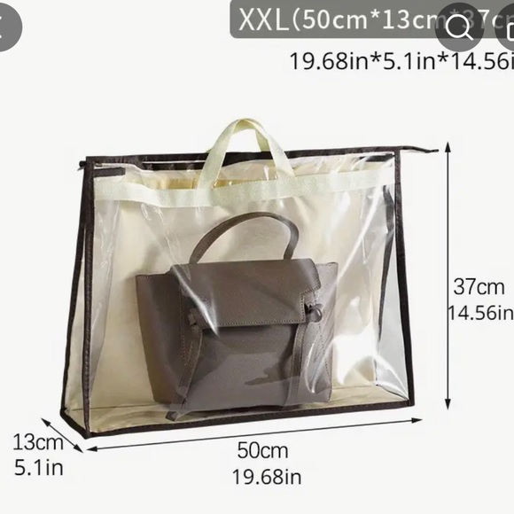 5 Transparent Dustproof Storage Bags - Picture 1 of 4